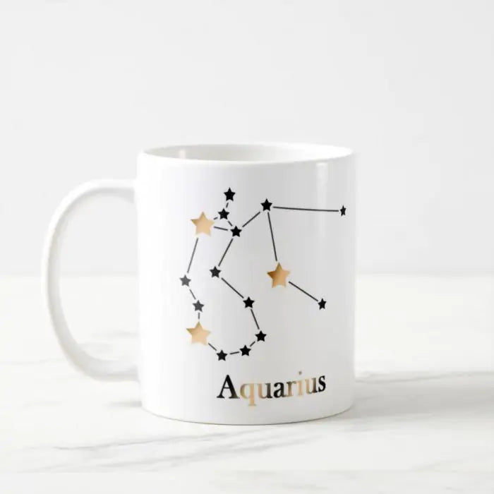 Zodiac Constellation Mug - Aquarius