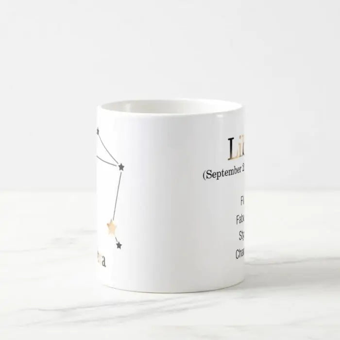 Zodiac Constellation Mug - Libra