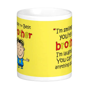 Simply The Best Bro Yellow Mug-3