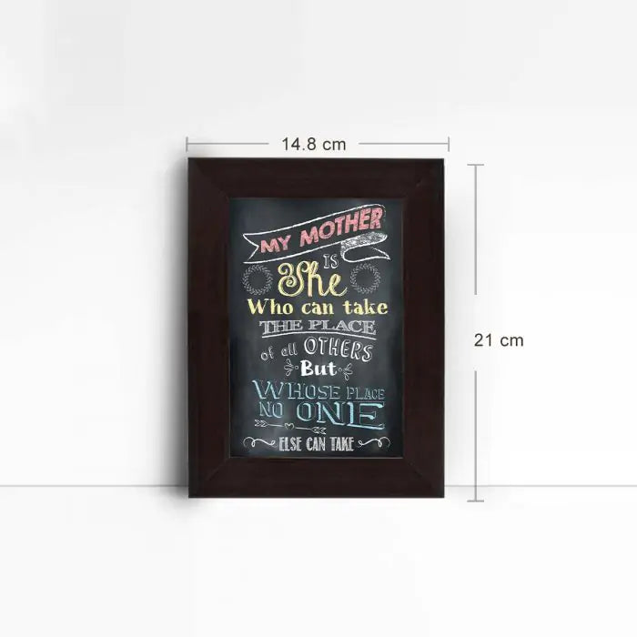 Personalised My Mother Poster Frame