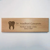 Personalised Dentist's Name Plate