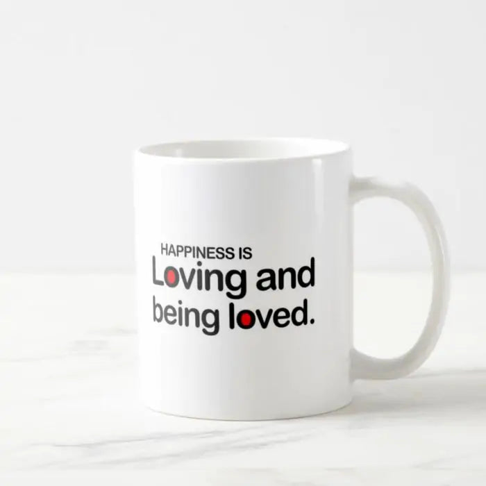 Happiness Is Coffee Mug