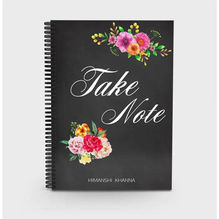 Take Note Personalised Notebook