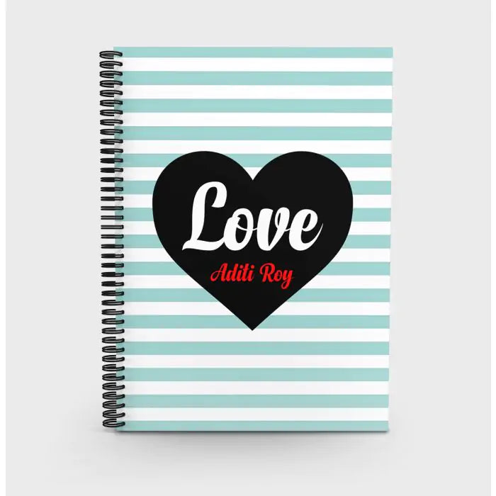 Love Personalised Notebook-1