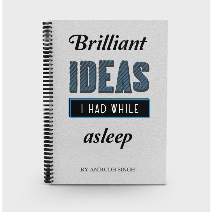 Brilliant Ideas Personalised Notebook