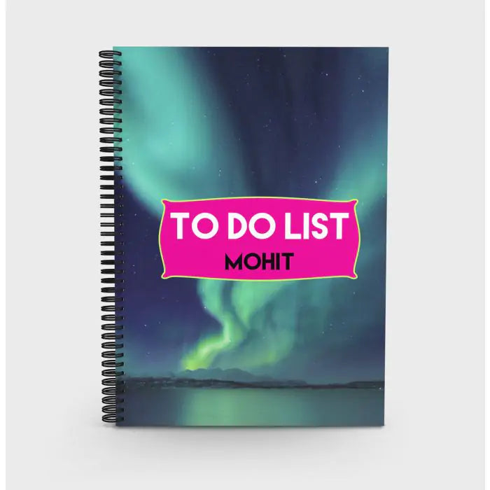 To Do List Personalised Notebook-1