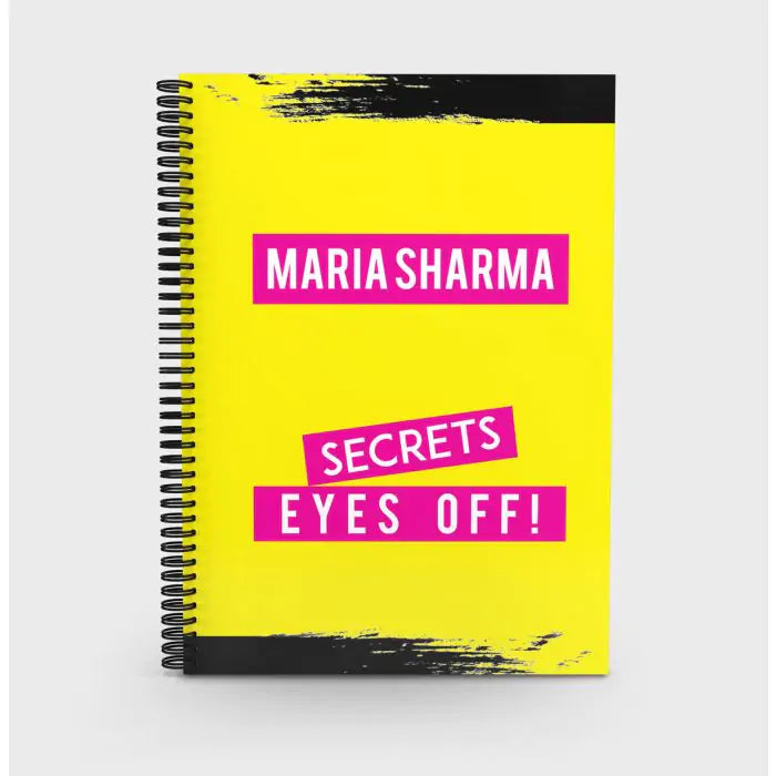 Secrets Personalised Notebook