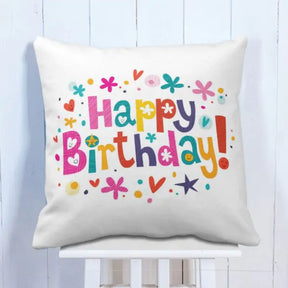 Happy Birthday Heart  Cushion