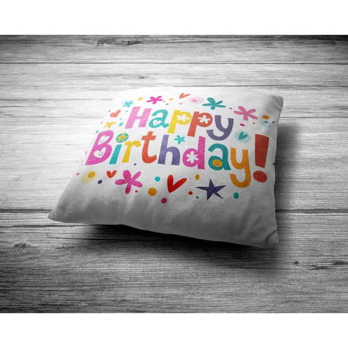 Happy Birthday Heart  Cushion