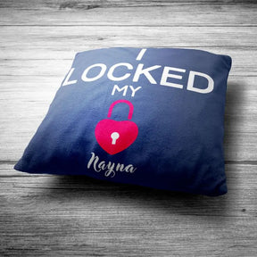 Personalised Key To My Heart Cushion - Set of 2