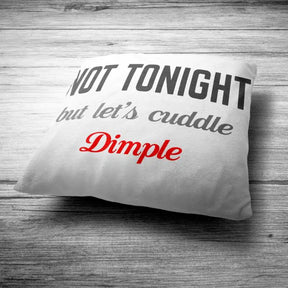 Personalised Let's Cuddle Tonight Cushion - Set of 2