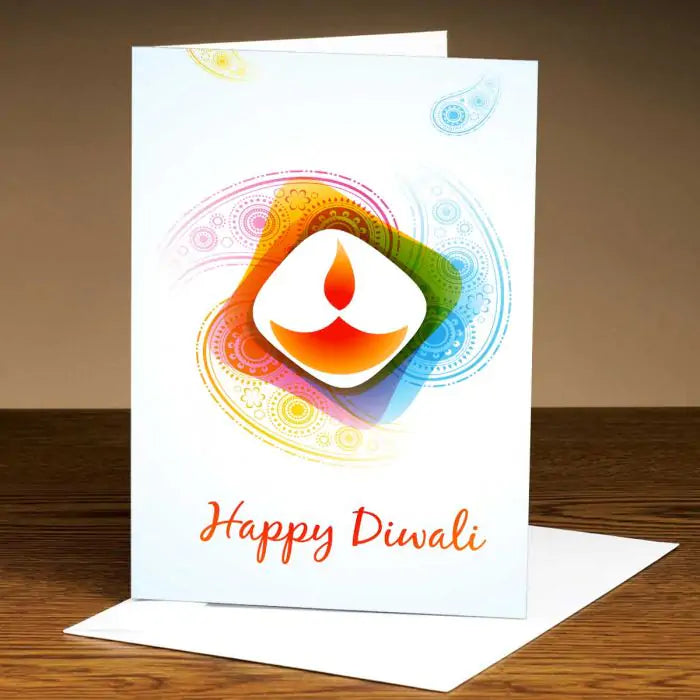Personalised Wishing You A Happy Diwali Greeting Card
