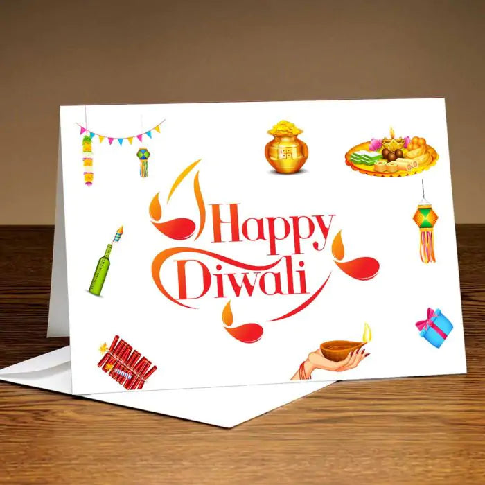 Personalised Lots of gift Diwali Greeting Card