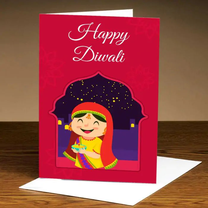 Personalised Happy Diwali Greeting Card