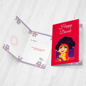 Personalised Happy Diwali Greeting Card