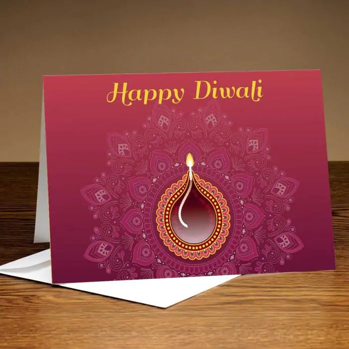 Personalised Wishing You A Prosperous Diwali Greeting Card