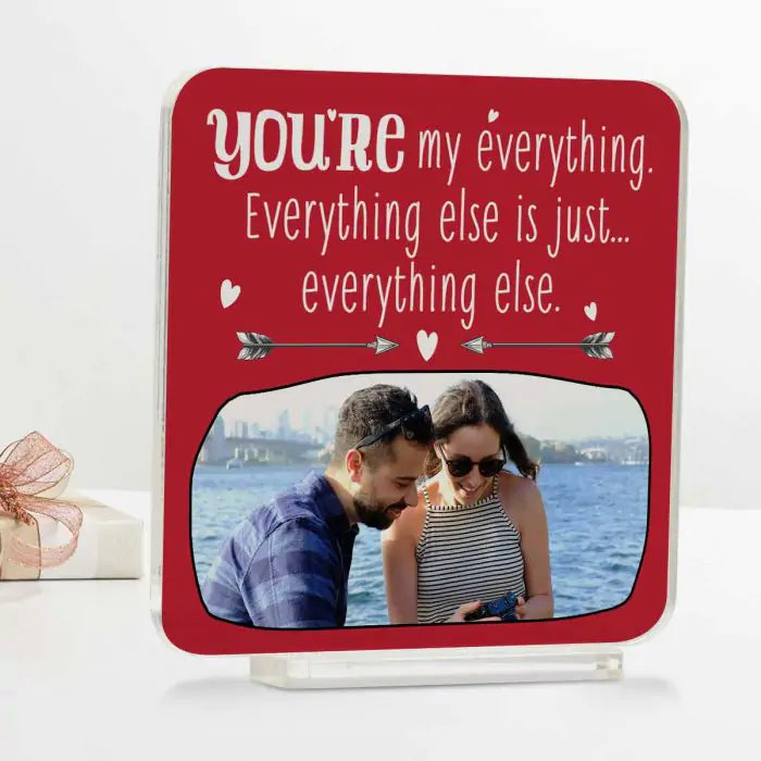 Personalised You Are My Everything Acrylic Plaque