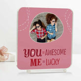Personalised You And Me Acrylic Plaque