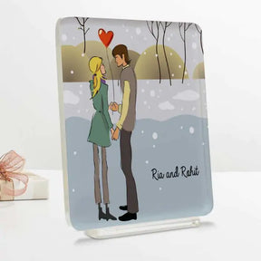 Personalised Will You Be Mine Acrylic Plaque