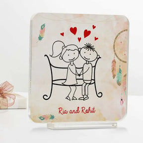 Personalised Be With Me Darling Acrylic Plaque