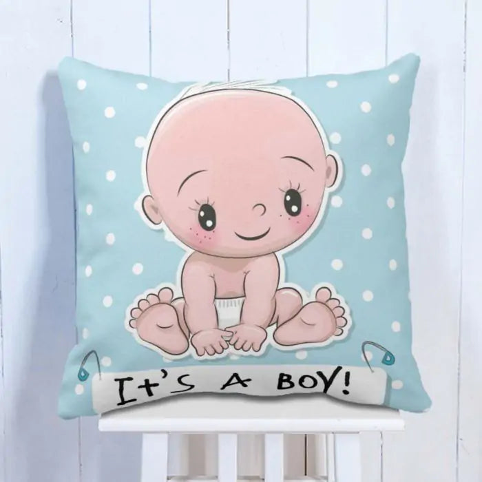 It Is A Boy  Cushion