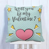 Will You Be My Valentine Cushion For Valentine's Day 1