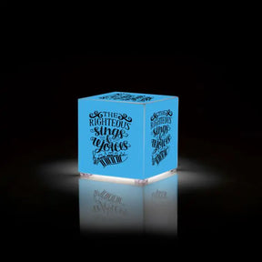 The Righteous Sings Cube Lamp