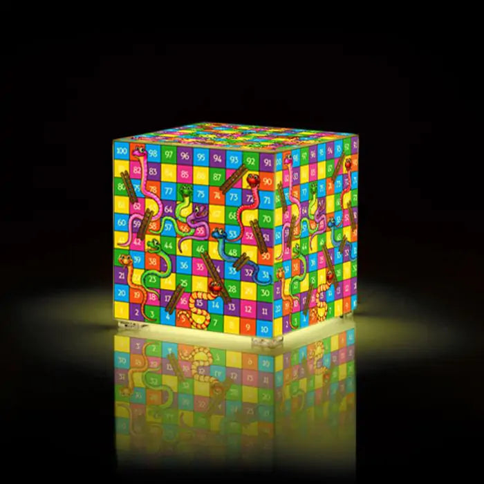 Snakes and Ladder Cube Lamp