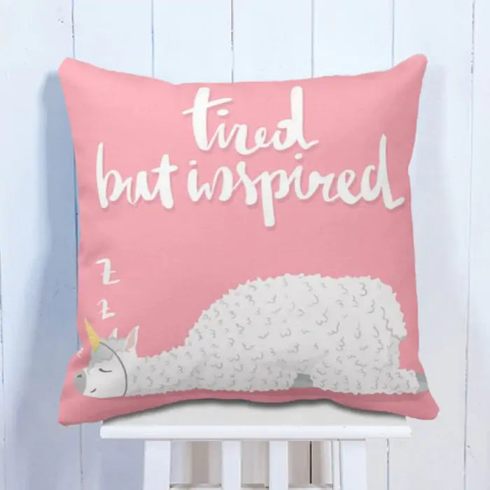 Tired But Inspired Cushion