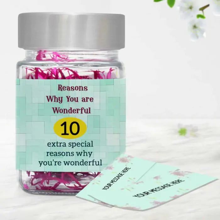 Personalised Why You Are Wonderful Jar Gift-1