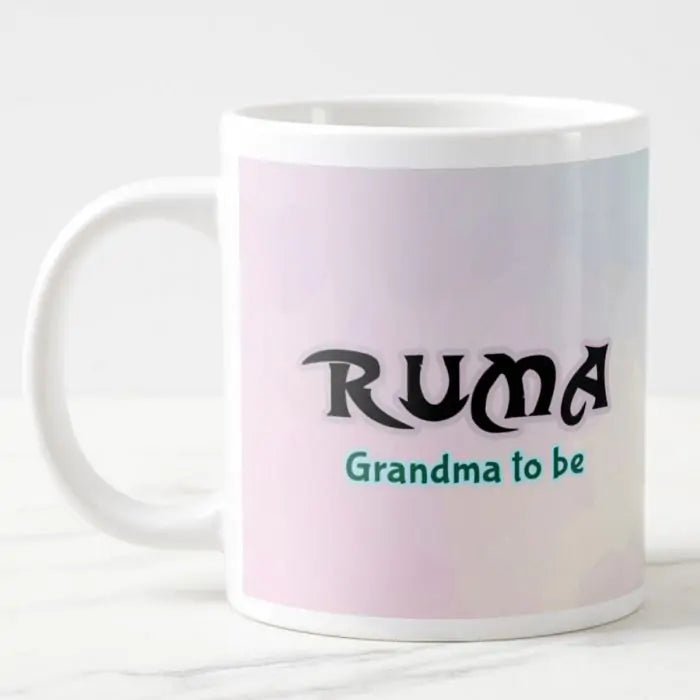 Personalised Grandma To Be Baby Shower Gift Mug-2