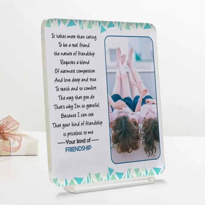 Handmade Friendship Sign Wooden Heart Best Friend Thank You Birthday Gift  Plaque | eBay