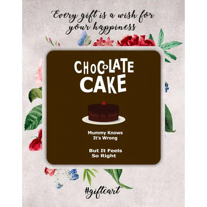 Chocolate Cake Fridge  Magnet