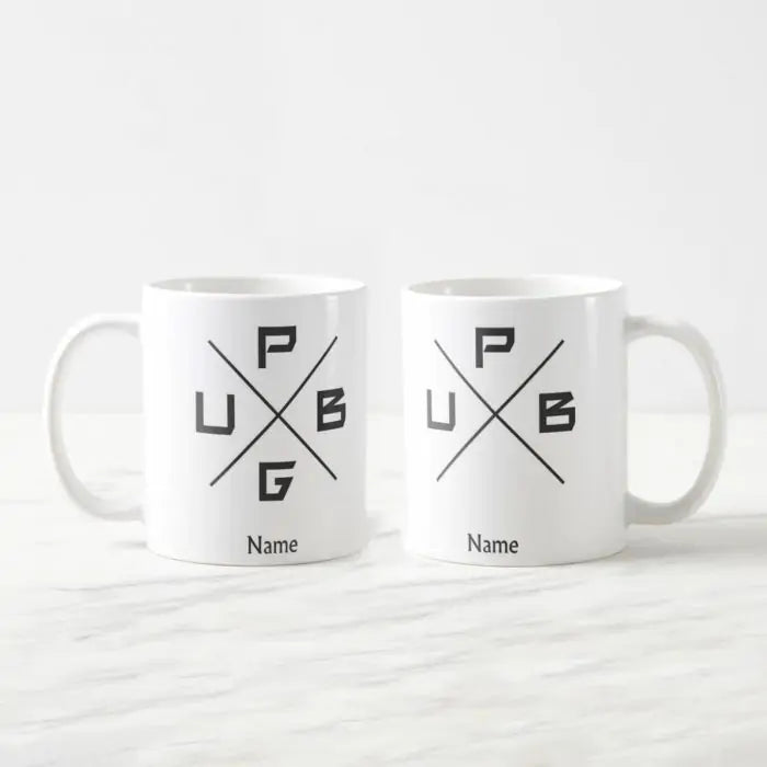 Personalised P.U.B.G Ceramic Mug-1