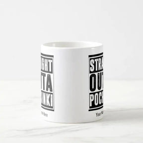 Personalised Straight - Outta - Pochinki Ceramic Mug-2
