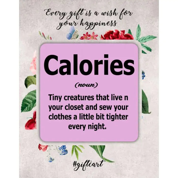 Calories Fridge  Magnet