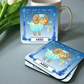 Aries  Coaster Set of  4
