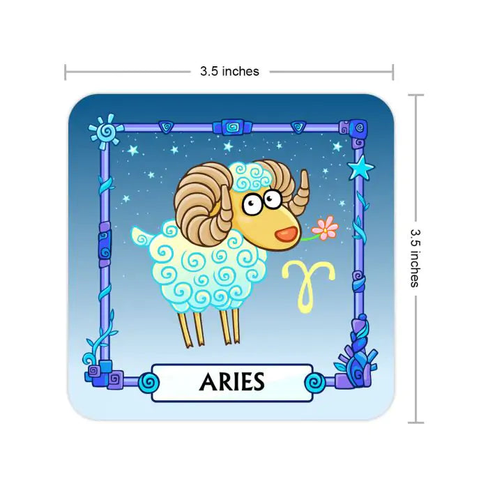 Aries  Coaster Set of  4