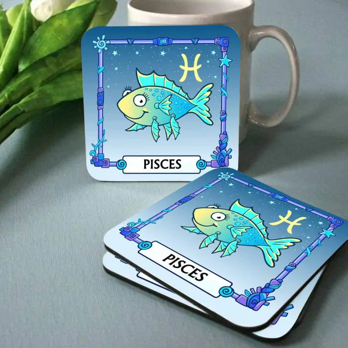 Pisces  Coaster  Set of  4