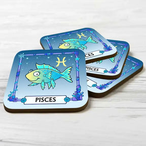 Pisces Coaster Set of 4