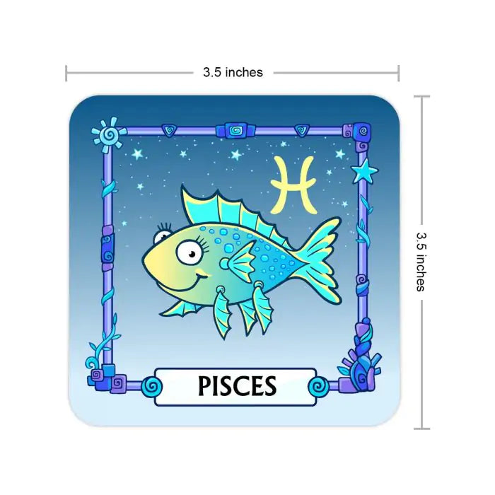 Pisces Coaster Set of 4