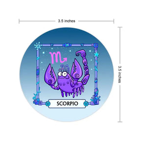 Scorpio  Coaster  Set of  4