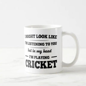 Playing Cricket Coffee Mug