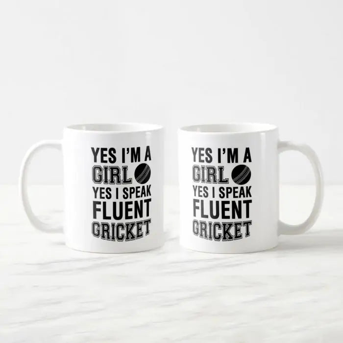 Speak Fluent Cricket Coffee Mug-1