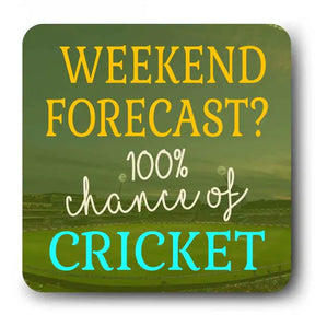 Weekend Forecast Cricket  Magnet