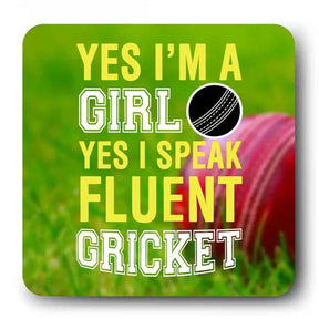 Speak Fluent Cricket Coffee  Magnet