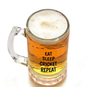 Weekend Forecast Cricket Beer Mug