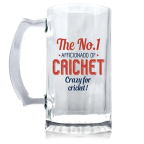 Number One Cricket Fan Beer Mug