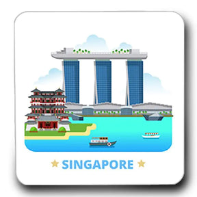 Singapore Fridge  Magnet