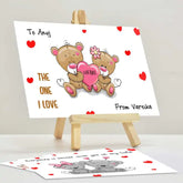 Personalised Love Notes - Cute Bear